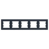 Asfora - Krycí rámeček pětinásobný, antracit, EPH5800571 (Schneider Electric, Asfora, antracit)