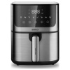 SOGO Human Technology FRE-SS-10880 teplovzdušná fritéza, 5 l, 1400 W, nerezová oceľ, čierna; FRE-SS-10880