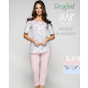 Regina 918 dámske pyžamo L svetlá modrá