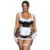 Sexy Elephant Black Sexy Lace Maid Costume, XXXL–XXXXL