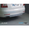 Difúzor zadného nárazníka - strieborný Škoda Octavia II facelift sedan/Combi -- od roku výroby 2008-