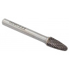 Technická fréza oválna predĺžená 8 x 20 mm, dĺžka 58 mm, TYP F, stopka 6 mm, XL-TOOLS