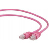 Gembird Patch kábel RJ45, cat. 5e, UTP, 3m, ružový PP12-3M/RO