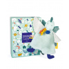 Doudou darčeková sada plyšový zaspávačik dinosaurus zelený 25 cm