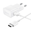 Samsung EP-TA200EWE USB-A 15W sieťová nabíjačka s káblom EP-DR140AWE USB-A - USB-C (OOB Bulk - náhradné balenie) - biela