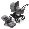 Bugaboo Fox³ komplet Black/Grey Melange 2023