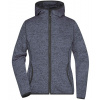 James&Nicholson Dámska fleecová mikina JN588 Denim Melange S