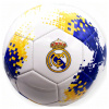 Real Madrid FC Mini lopta Real Madrid, Pixel, biela, 15 cm