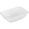 VILLEROY & BOCH Loop & Friends obdĺžnikové umývadlo k zabudovaniu zospodu, bez otvoru, bez prepadu, 450 x 280 mm, biela alpská, 4A560101