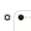 AppleMix Tvrdené sklo pre Apple iPhone 7 / 8 / SE (2020) / SE (2022) - pre objektív - strieborný krúžok