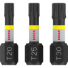 BOSCH - zahrada/dílna Bity BOSCH PRO T Impact, T20 × 25, T25 × 25, T30 × 25 mm, 3 ks (2.608.522.479)