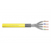 DIGITUS Instalační kabel CAT 7A S-FTP, 1500 MHz Dca, AWG 22/1, kroužek 100 m, SX, žlutá DK-1743-A-VH-1 Digitus