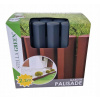 Záhradný obrubník Stella Green plast sivý 220 cm x 15 cm