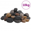 Leštěné oblázky 10 kg mix barev 5–8 cm Vícebarevný 155333