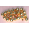 Vianočné ozdoby - Floristický priemer Baubles 1,5 cm 20ks zlatý lesk (Vianočné ozdoby - Floristický priemer Baubles 1,5 cm 20ks zlatý lesk)