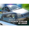 Plexi, ofuky Honda Stream 5D 2000-2007 přední + zadní