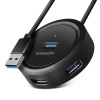 USB Hub AXAGON HUE-P1A ROUND Hub USB-A (HUE-P1A)