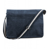 Quadra Plátená vintage taška cez rameno QD610 Vintage Oxford Navy 40 x 30 x 12 cm