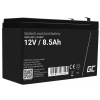 Green Cell VRLA/AGM batéria 12V 8.5Ah, Faston 187 (F1)