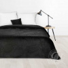 SZ Zamatový prehoz na posteľ LUIZ4 čierny 220x240 cm