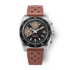 Nivada Grenchen Chronosport Yellow Automatic - Brown Racing Strap + 5 rokov záruka a darček ZADARMO