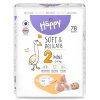 Bella Happy Bella Baby Soft & Delicate Mini č. 2, 3-6 kg, 78 ks, č. 2