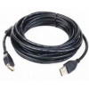 Kabel USB A-A 3m 2.0 prodl. HQ s ferrit. jádrem