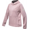 SENSOR MERINO UPPER traveller dámská mikina s kapucí dusty pink - XL
