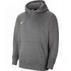 Mikina Nike Park 20 Fleece Hoodie Junior CW6896 071 sivá XL (158-170cm)