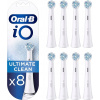 Oral-B iO Ultimate Clean White Náhradné Hlavice pre elektrickú kefku, 8 kusov