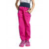detské softshellové nohavice s fleecom Unuo Basic Kolibrík fuchsiová 128/134 EUR