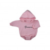 Dojčenské teplákové body s kapucňou baggy Koala Dreamer ružová - 86 (12-18m)