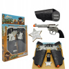 Hračka pištoľ MEGADIDI viacfarebná plastová 28 cm Kovbojský set 1