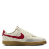Nike Court Vision Low Trainers Mens Pearl/Red/Gum 8 (42.5)