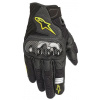 Rukavice SMX-1 AIR V2, ALPINESTARS (čierne / žlté fluo, veľ. S)
