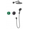 Hansgrohe Raindance S Sprchový set 240, s termostatom ShowerSelect S pod omietku, matná čierna 27959670-HG