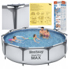 BAZÉN KRUHÝ RÁM 305x76cm GARDEN BESTWAY 56406 + PATCH MODEL 2025 (BAZÉN KRUHÝ RÁM 305x76cm GARDEN BESTWAY 56406 + PATCH MODEL 2025)