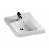 RAVAK BEHAPPY II rohové umývadlo, pravé, biela, XJAP1100001