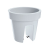 PROSPERPLAST Kvetináč LOFLY RAILING bielý 24,5cm