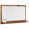 vidaXL Kúpeľňová skrinka staré drevo 60x11x37 cm kompozitné drevo - Hnedá - 235880-248349