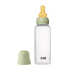 BIBS antikoliková fľaša s kaučukovým cumlíkom 270ml,Sage