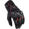 LS2 Helmets LS2 SPARK 2 LEATHER MAN GLOVES BLACK RED - M