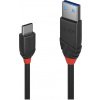 Lindy 36916 USB, USB 3.2 Gen1 (USB 3.0 / USB 3.1 Gen1) USB-C ™ zástrčka, USB-A zástrčka, 1m, černý