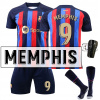Qqqqq 150 sada (Futbalový outfit t -shirt Gavi č. 30 2022 Majstrovstvá sveta)