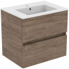 Ideal Standard Eurovit Skrinka s umývadlom, 55x60x44 cm, 2 zásuvky, orech R0572Y9