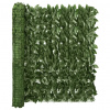 vidaXL Balkónová markíza s tmavozelenými listami 500x100 cm - Zelená - 1116-143015