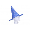 Wiky Set karneval - čarodějnický klobouk modrý 35x36 cm