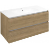 Sapho EZARA umývadlová skrinka 99,8x52x46cm, dub cuneo EZ101-2525