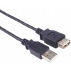 PremiumCord kupaa2bk USB 2.0, prodlužovací, A-A, 2m, černý