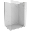 Mexen, Mexen Lunar L sprchová stena pravá 110 x 200 cm, priehľadná 8 mm, brúsený nikel - 830L-110-000-97-00-P